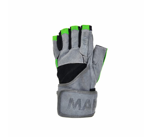 Рукавички для фітнесу MadMax MFG-860 Wild розмір XXL, сіро-зелений