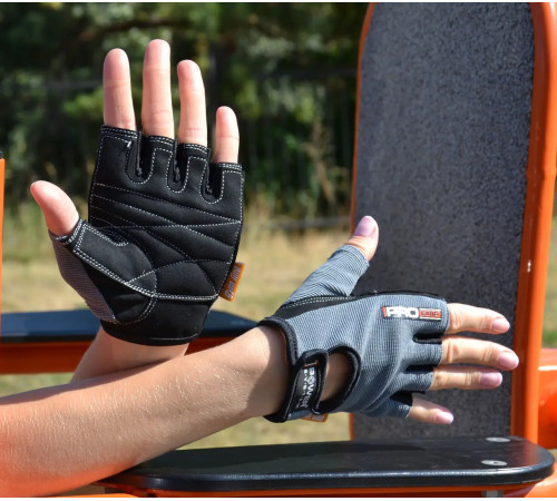 Рукавички для фітнесу Power System PS-2250 Pro Grip XL, сірі