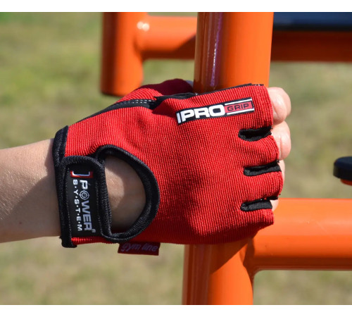 Рукавички для фітнесу Power System PS-2250 Pro Grip L, червоні