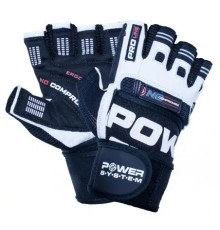 Рукавички для фітнесу Power System PS-2700 No Compromise L, чорно-білі