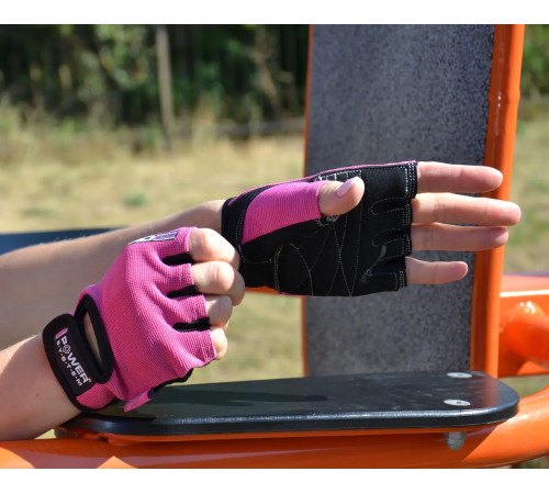 Рукавички для фітнесу жіночі Power System PS-2250 Pro Grip XS, рожеві