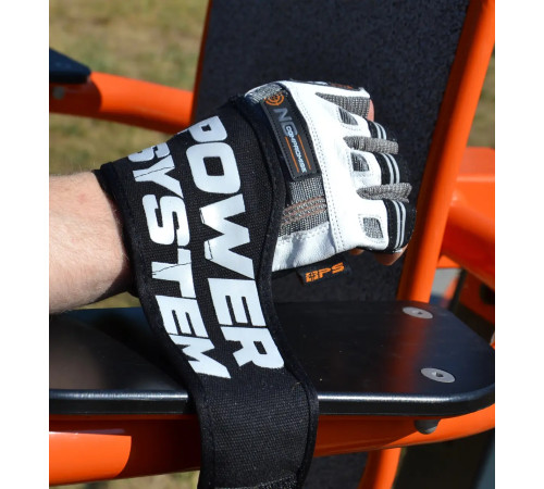 Рукавички для фітнесу Power System PS-2700 No Compromise M, сіро-білі