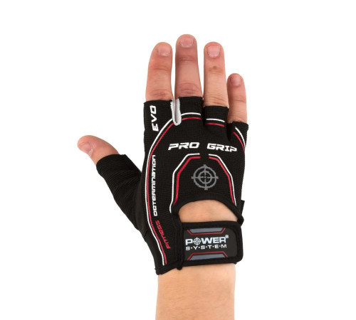 Рукавички для фітнесу Power System PS-2250E Pro Grip EVO S, чорні
