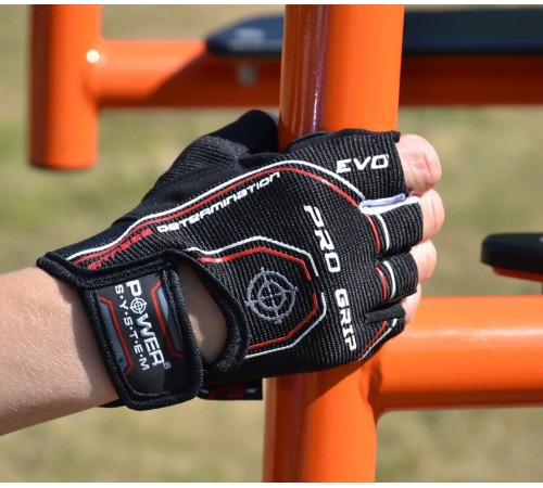 Рукавички для фітнесу Power System PS-2250E Pro Grip EVO S, чорні