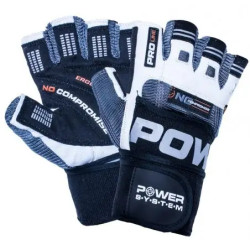 Рукавички для фітнесу Power System PS-2700 No Compromise L, сіро-білі