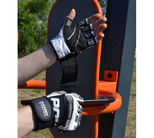 Рукавички для фітнесу Power System PS-2700 No Compromise L, сіро-білі