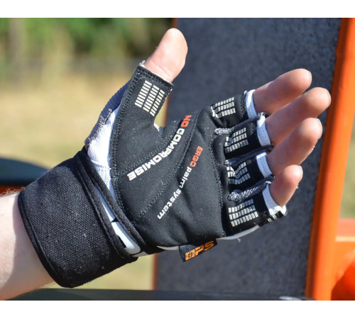 Рукавички для фітнесу Power System PS-2700 No Compromise L, сіро-білі