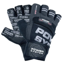 Рукавички для фітнесу Power System PS-2800 Power Grip L, чорні