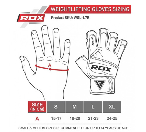Рукавички для залу RDX Membran Pro L, чорно-червоні