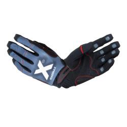 Рукавички для фітнесу MadMax MXG-102 X Gloves розмір XL, сіро-чорні