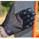 Рукавички для фітнесу MadMax MXG-102 X Gloves розмір XL, сіро-чорні