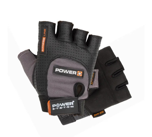 Рукавички для фітнесу Power System PS-2500 Power Plus XS, чорно-сірі