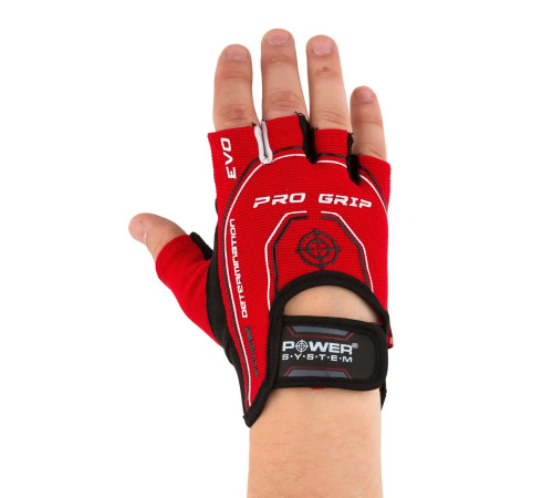 Рукавички для фітнесу Power System PS-2250E Pro Grip EVO L, червоні