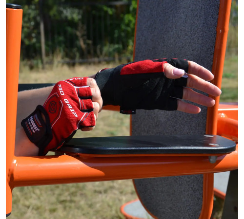Рукавички для фітнесу Power System PS-2250E Pro Grip EVO L, червоні