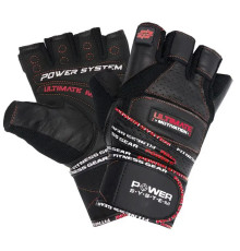 Рукавички для фітнесу Power System PS-2810 Ultimate Motivation L, чорно-червоні