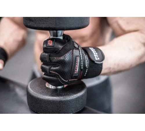 Рукавички для фітнесу Power System PS-2810 Ultimate Motivation XL, чорно-червоні
