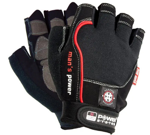 Рукавички для фітнесу чоловічі Power System PS-2580 XS, чорні