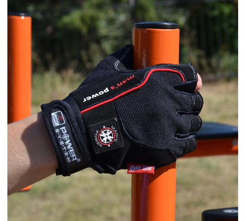 Рукавички для фітнесу чоловічі Power System PS-2580 XS, чорні