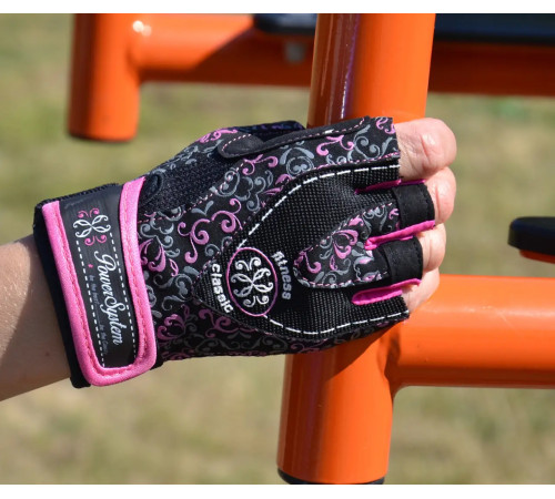 Рукавички для фітнесу жіночі Power System PS-2910 Classy XS, рожеві