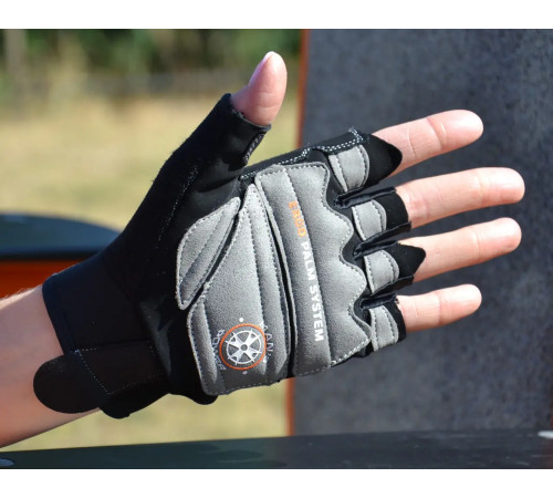 Рукавички для фітнесу чоловічі Power System PS-2580 XS, чорно-сірі