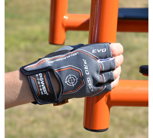 Рукавички для фітнесу Power System PS-2250E Pro Grip EVO M, сірі
