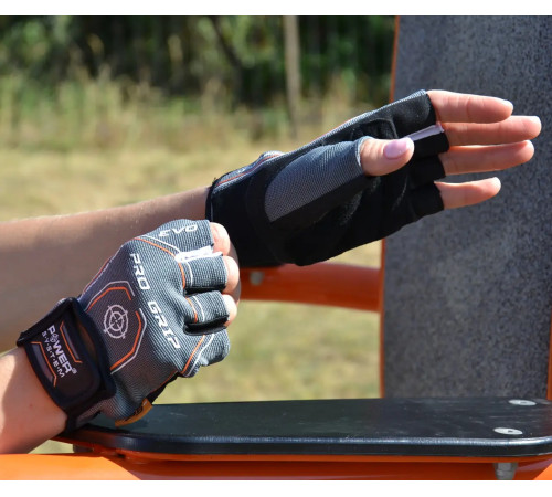 Рукавички для фітнесу Power System PS-2250E Pro Grip EVO M, сірі