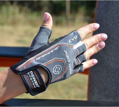 Рукавички для фітнесу Power System PS-2250E Pro Grip EVO M, сірі