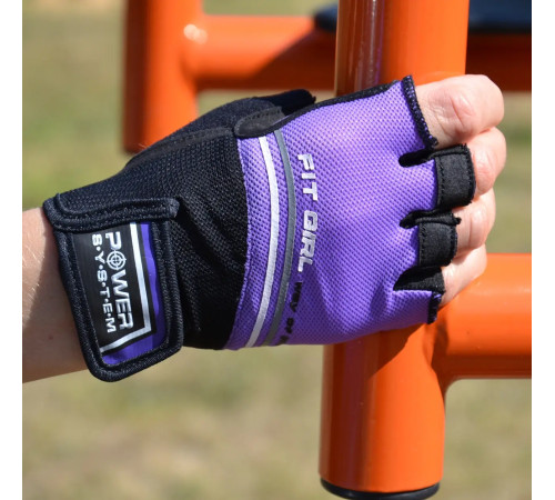 Рукавички для фітнесу жіночі Power System PS-2920 Evo XS, фіолетові