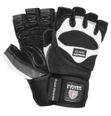 Рукавички для фітнесу Power System PS-2850 Raw Power M, чорно-білі