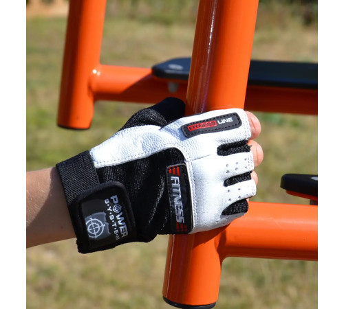 Рукавички для фітнесу Power System PS-2300 Fitness L, чорно-білі