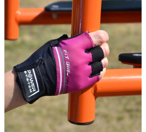 Рукавички для фітнесу жіночі Power System PS-2920 Evo XS, рожеві