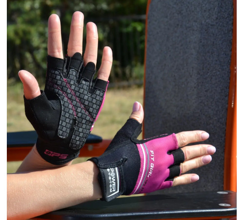 Рукавички для фітнесу жіночі Power System PS-2920 Evo XS, рожеві