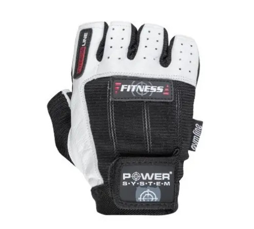 Рукавички для фітнесу Power System PS-2300 Fitness XXL, чорно-білі