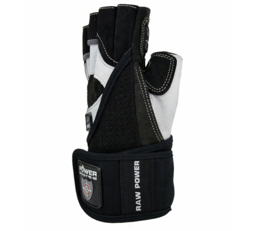 Рукавички для фітнесу Power System PS-2850 Raw Power XL, чорно-білі