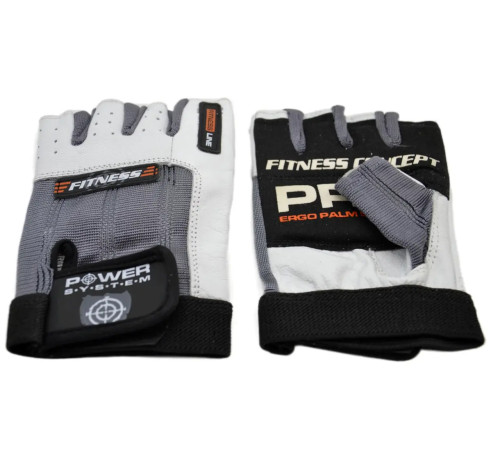 Рукавички для фітнесу Power System PS-2300 Fitness XS, сіро-білі