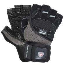 Рукавички для фітнесу Power System PS-2850 Raw Power XL, чорно-сірі