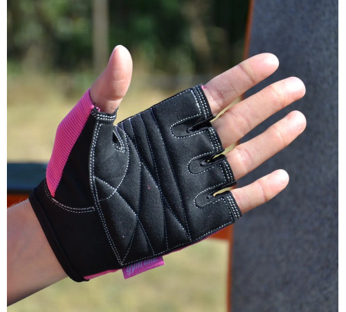 Рукавички для фітнесу жіночі Power System PS-2250 Pro Grip M, рожеві