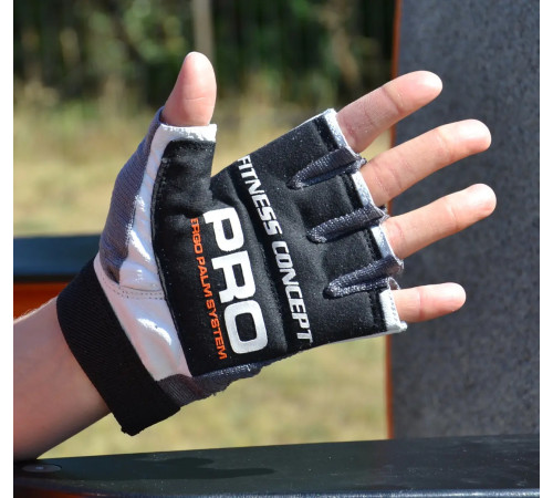 Рукавички для фітнесу Power System PS-2300 Fitness L, сіро-білі