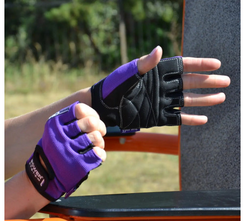 Рукавички для фітнесу жіночі Power System PS-2250 Pro Grip M, фіолетові