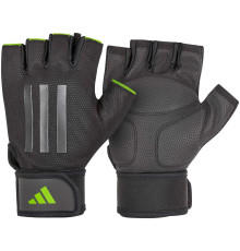 Рукавички для тренінгу Adidas Elite Training Gloves розмір S, чорно-зелені