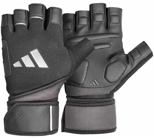 Рукавички для тренінгу Adidas Wrist Wrap Training Gloves розмір S, чорні