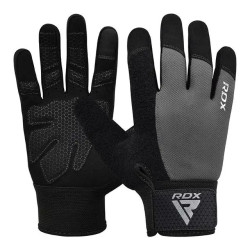 Рукавички для фітнесу RDX W1 Full Finger Plus розмір S, сірі