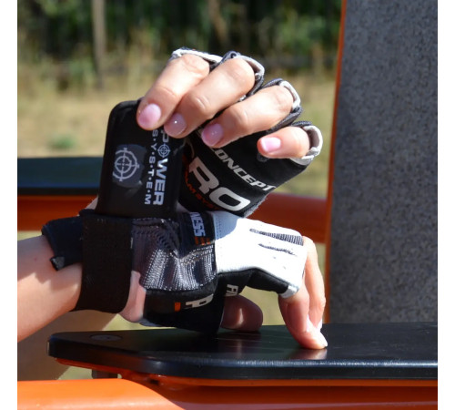 Рукавички для фітнесу Power System PS-2300 Fitness XL, сіро-білі