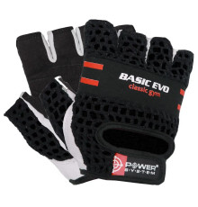 Рукавички для фітнесу Power System PS-2100 Basic EVO XXL, чорно-червоні