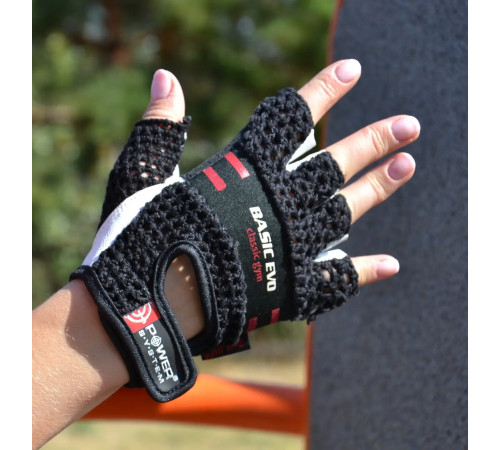 Рукавички для фітнесу Power System PS-2100 Basic EVO XXL, чорно-червоні