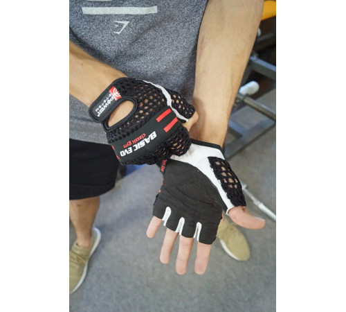 Рукавички для фітнесу Power System PS-2100 Basic EVO XXL, чорно-червоні