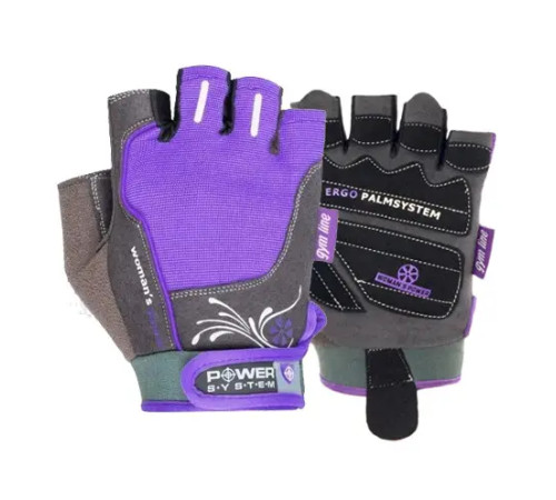 Рукавички для фітнесу жіночі Power System PS-2570 M, фіолетові