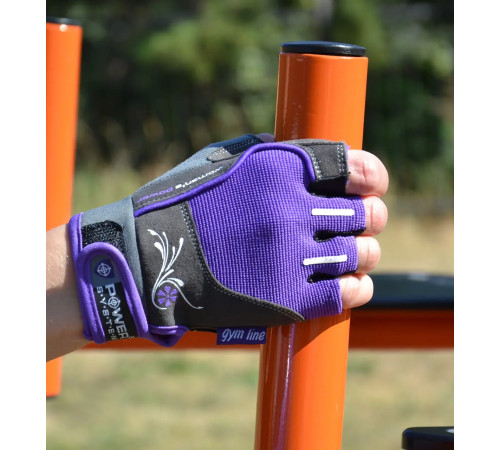 Рукавички для фітнесу жіночі Power System PS-2570 M, фіолетові