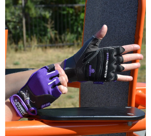 Рукавички для фітнесу жіночі Power System PS-2570 M, фіолетові