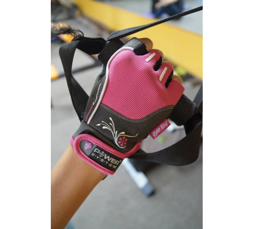 Рукавички для фітнесу жіночі Power System PS-2570 M, рожеві